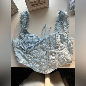 Olivceous brand new corset top. Size M